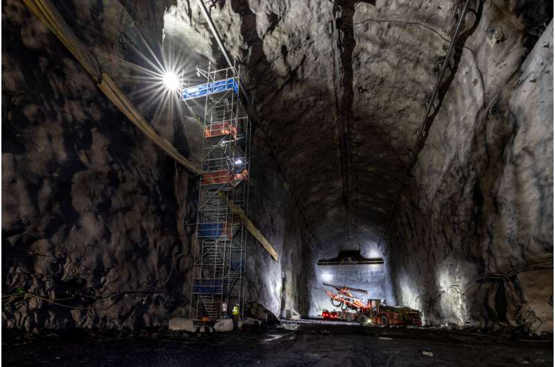 Excavation of colossal caverns for Fermilab's DUNE experiment completed