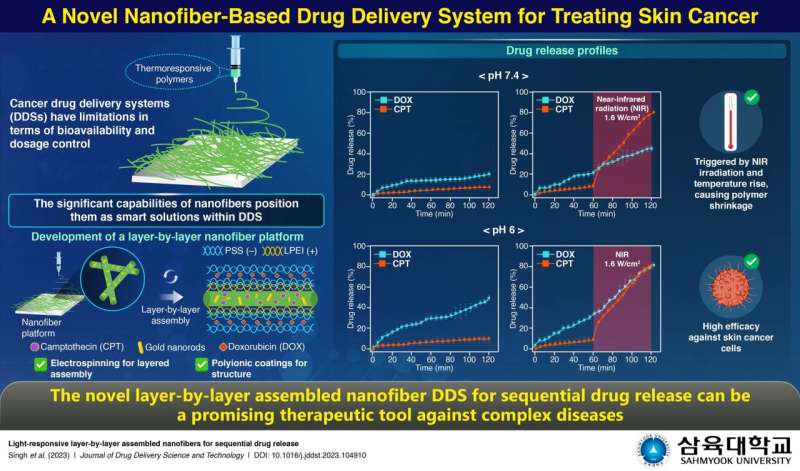 Lights, cancer, action! Sahmyook University researchers develop a light-responsive novel drug delivery system against skin cancer