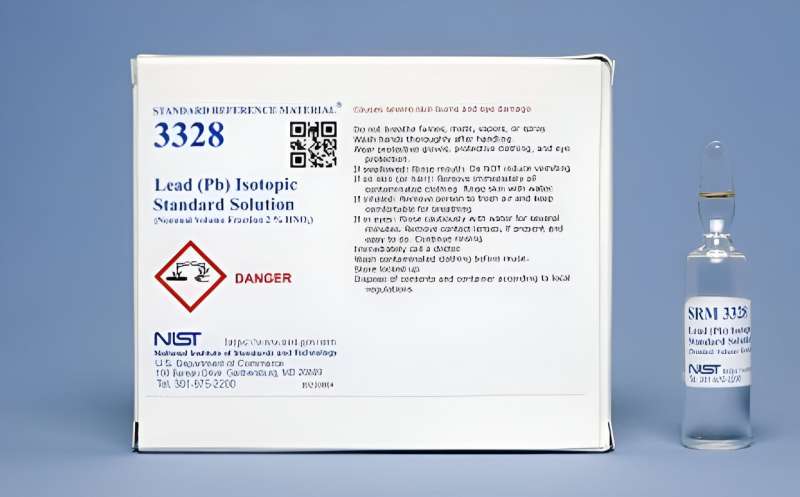 New research yields a lead isotopic standard for instrument calibration