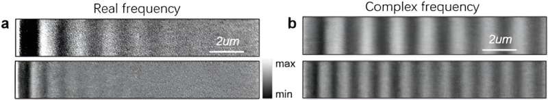 Overcoming optical loss in a polariton system with synthetic complex frequency waves